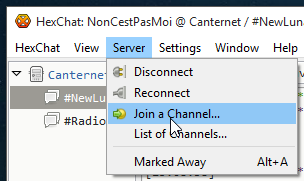 Je suis nouveau, c'est quoi HexChat ?
